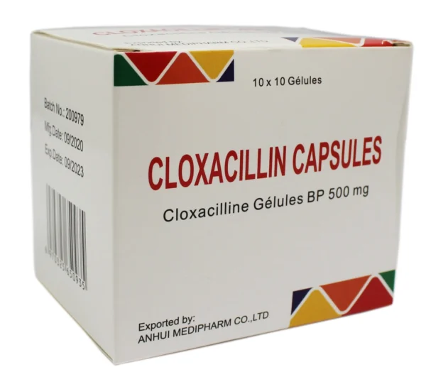 Amoxicilline + Cloxacilline 500 mg gel