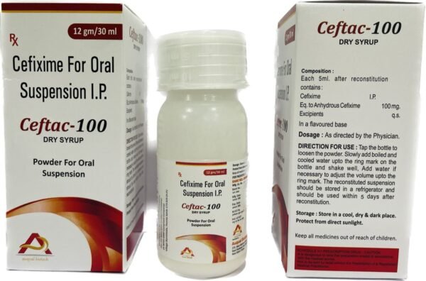 Cefixime 100mg/5 ml sirop